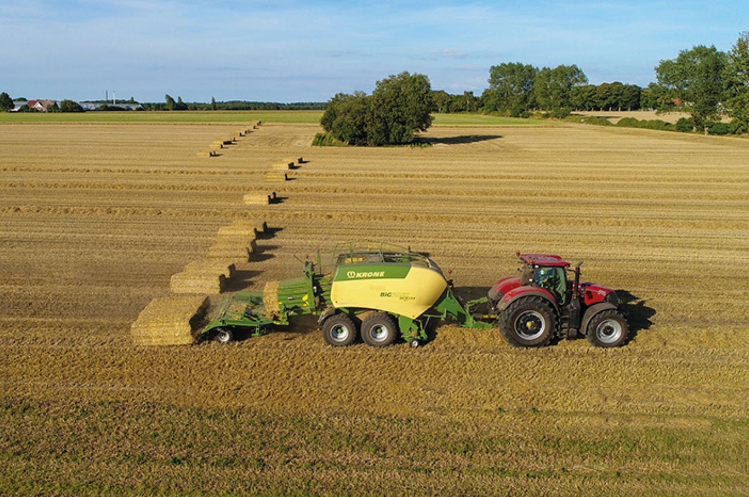 Krone uses GPS for smart bale collecting