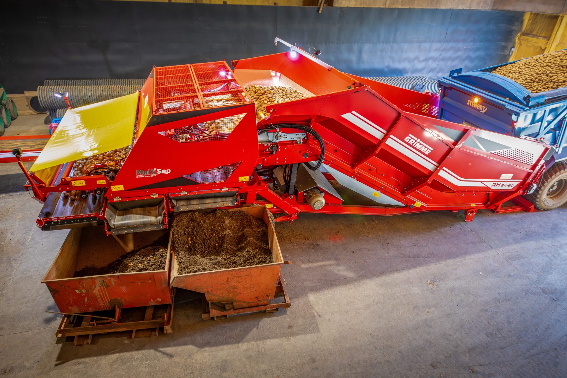 MultiSep for Grimme receiving hoppers