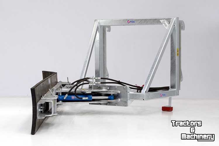 Rubber yard scraper Qmac Module schuifbalk met rubbermat JCB aanbouw