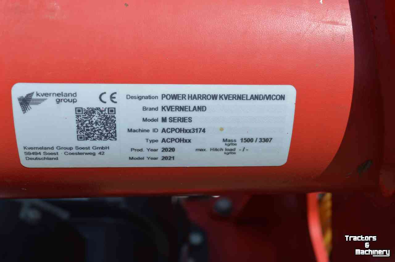 Rotary Harrow Kverneland m serie