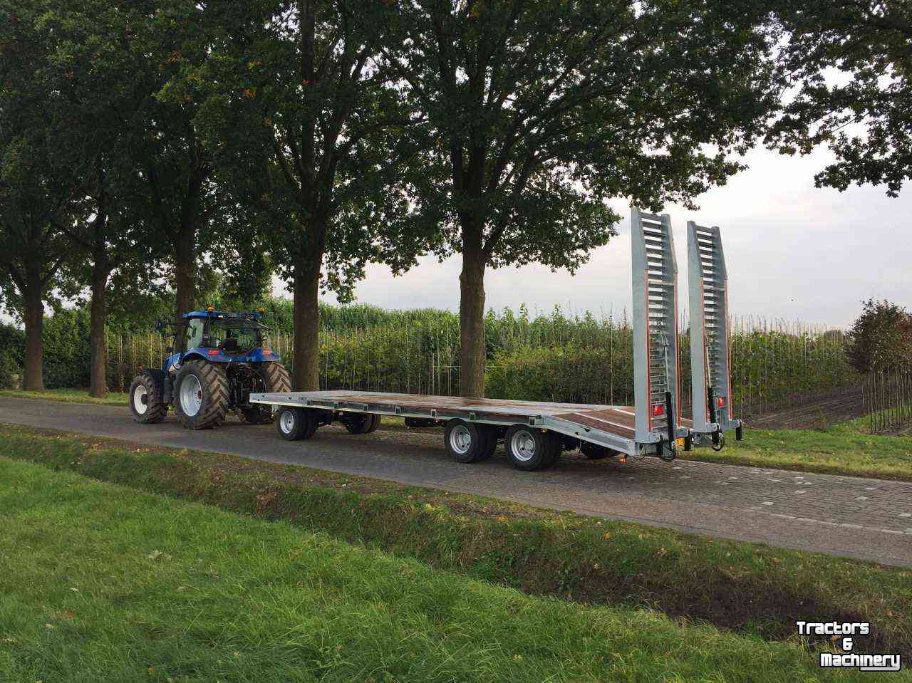 Low loader / Semi trailer Heuvelmans Dieplader