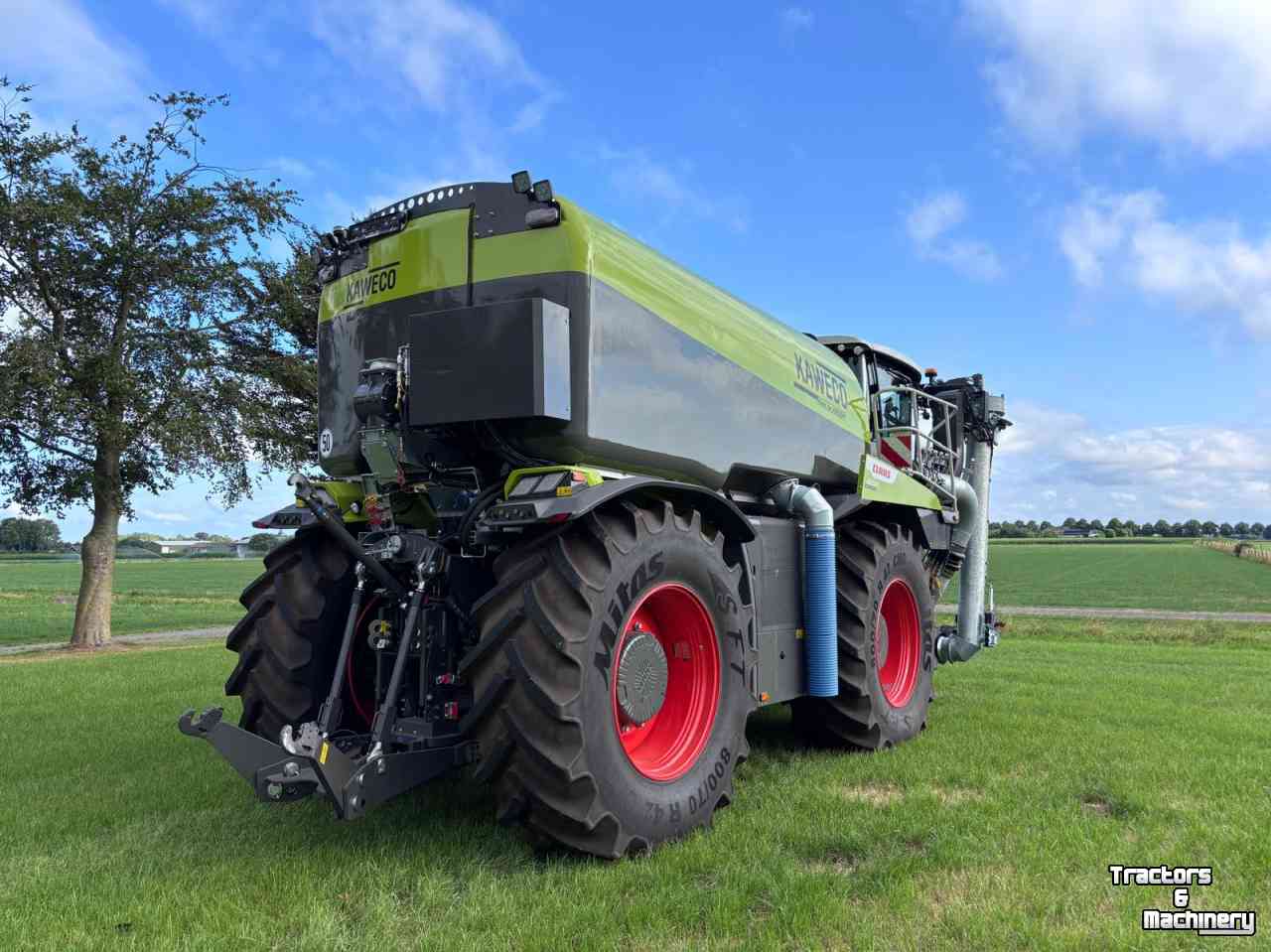 Slurry tank Kaweco XERION SADDLE TRAC Opbouw