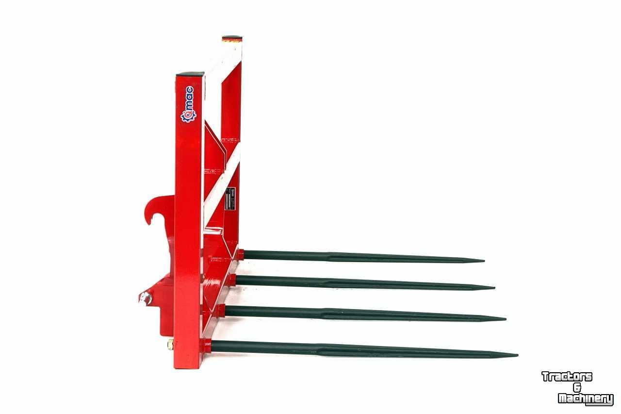 Bale spike / Bale spear Qmac Balenvork Balendrager Balentransportgaffel 4-tands