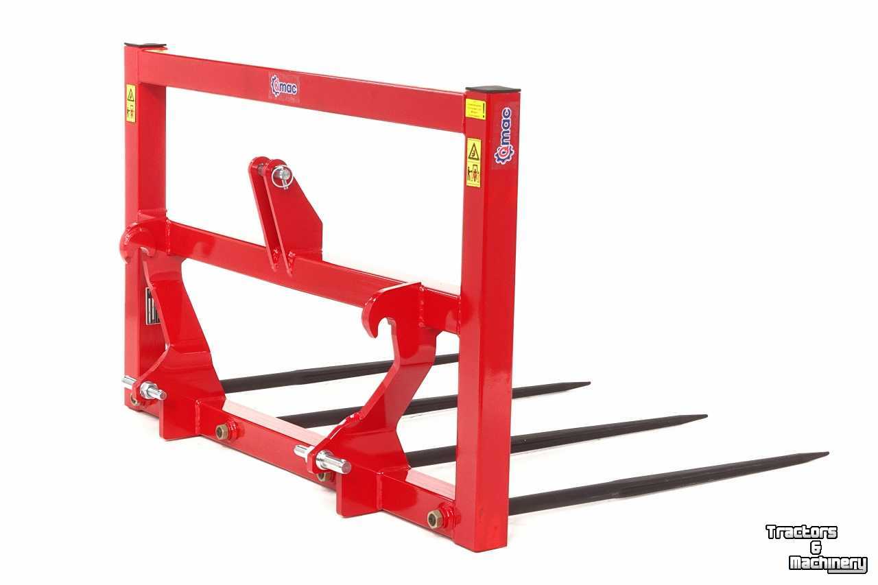 Bale spike / Bale spear Qmac Balenvork Balendrager Balentransportgaffel 4-tands