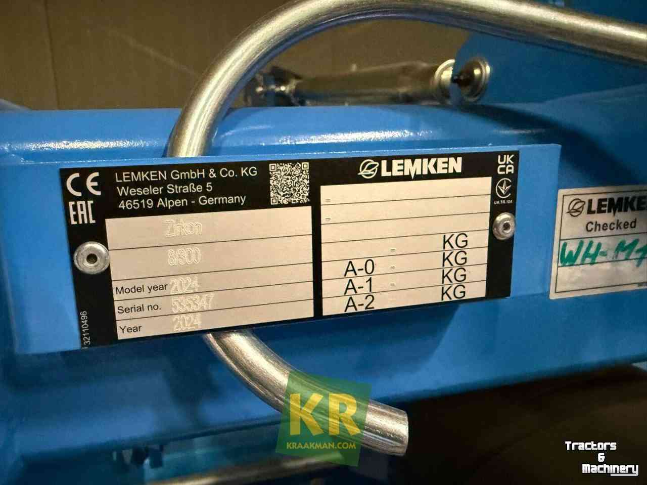 Rotary Harrow Lemken Zirkon 8/300 Rotorkopeg / Kopeg / Rotoreg