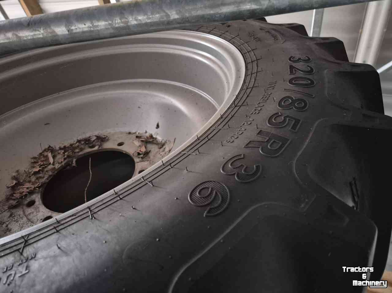Wheels, Tyres, Rims & Dual spacers Alliance 340/85R48 & 320/85R36