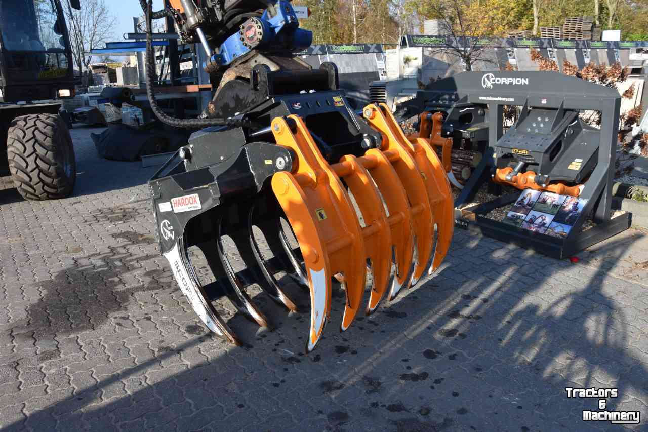 Sorting and demolition grabs MDE Scorpion 1600 stobbengrijper hark