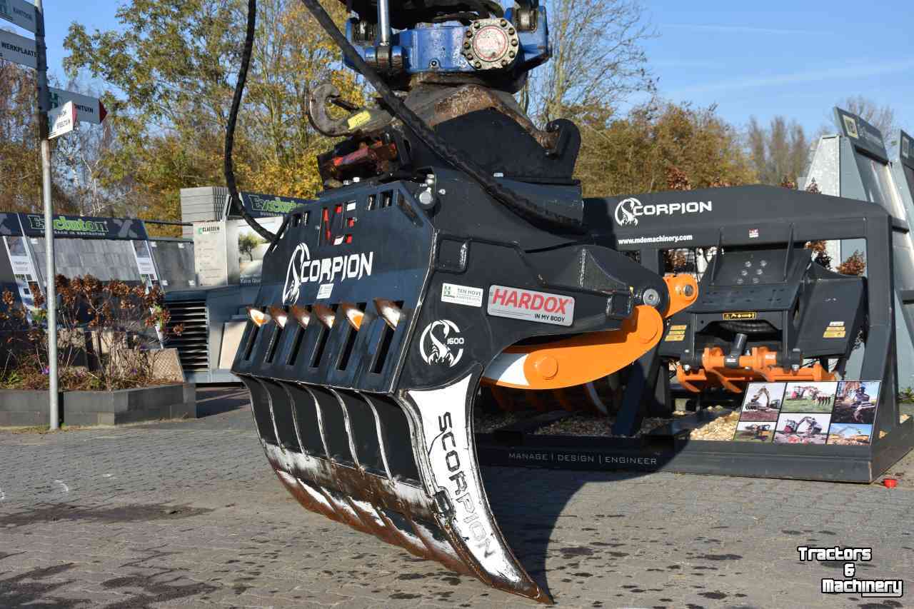 Sorting and demolition grabs MDE Scorpion 1600 stobbengrijper hark