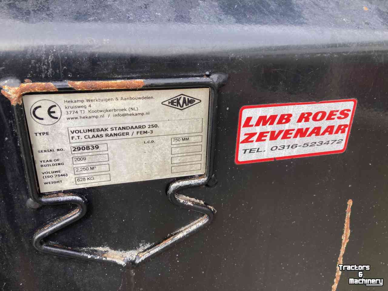 Other attachments and accessories Hekamp Volumebak 250 -  2,25 m3