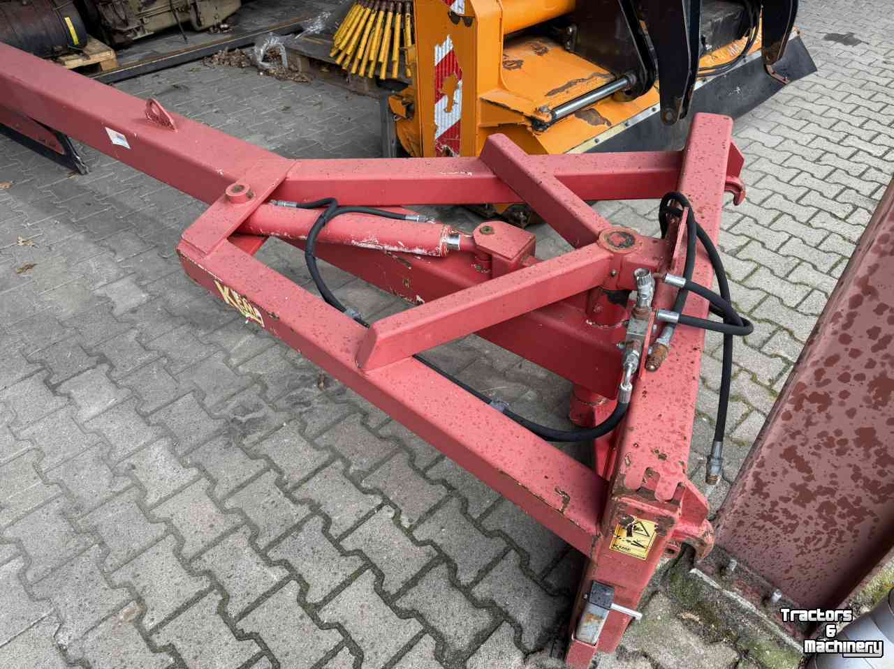 Rubber yard scraper Kemp Kuilschuif KSLRS Euro