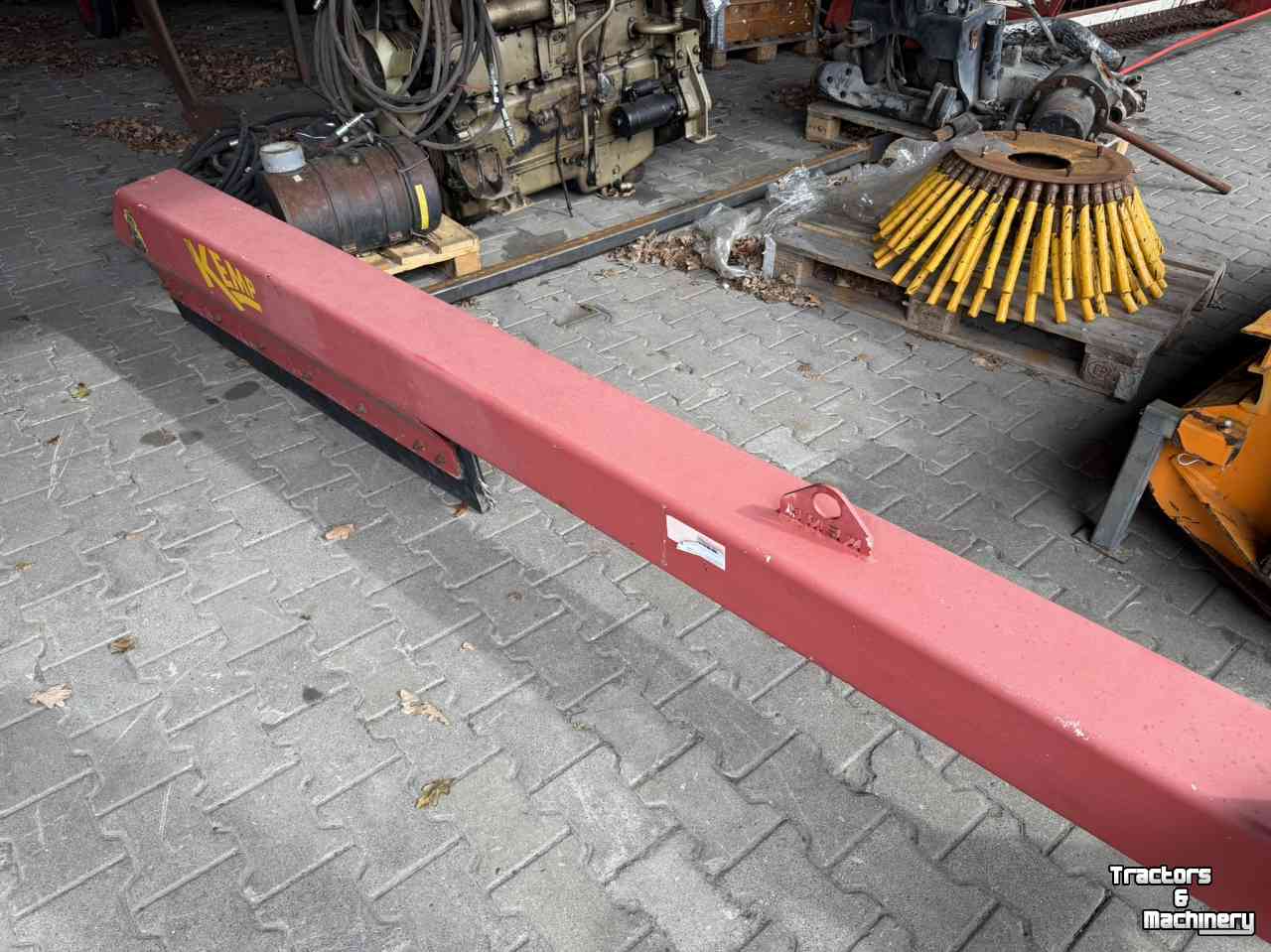 Rubber yard scraper Kemp Kuilschuif KSLRS Euro