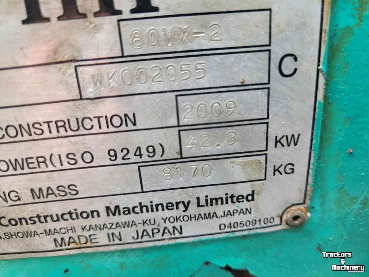 Mini-Excavator IHI 80 VX