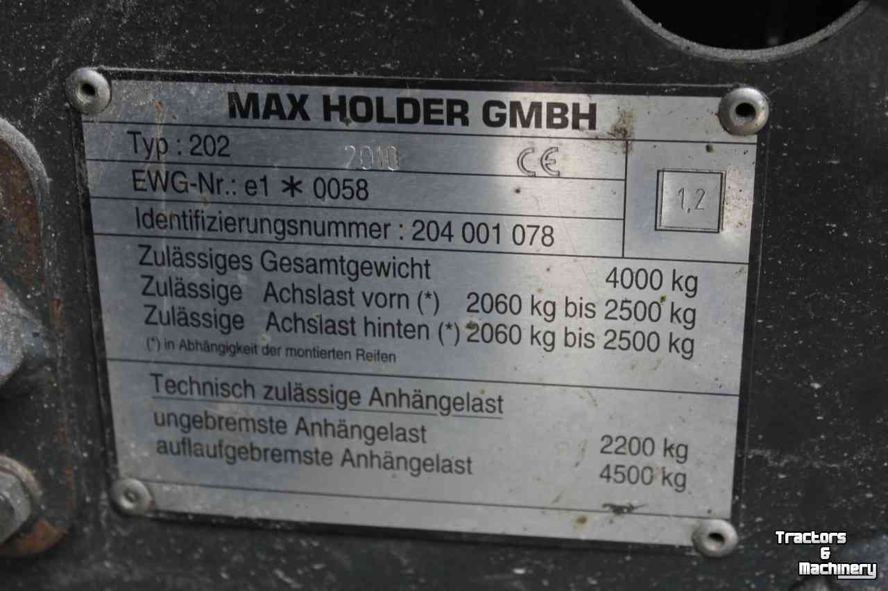 Horticultural Tractors Holder M480 werktuigdrager speciale smalspoortrekker kniktrekker Deutz motor