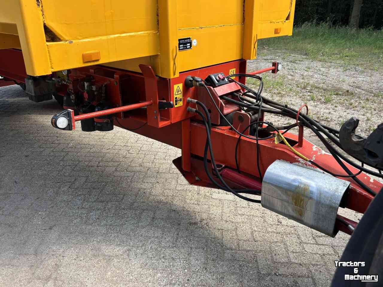 Dumptrailer Veenhuis 15000 kieper kipper silage bagger