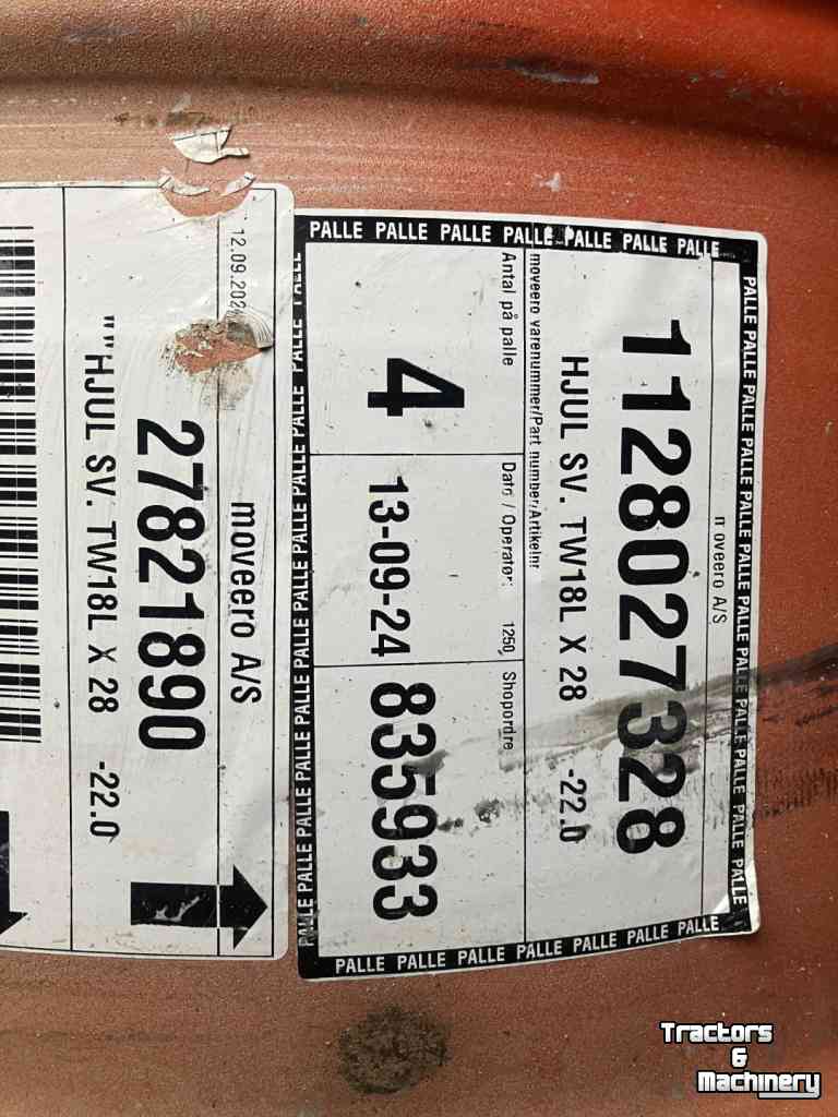 Wheels, Tyres, Rims & Dual spacers  18x28 wiel, velg, velgen