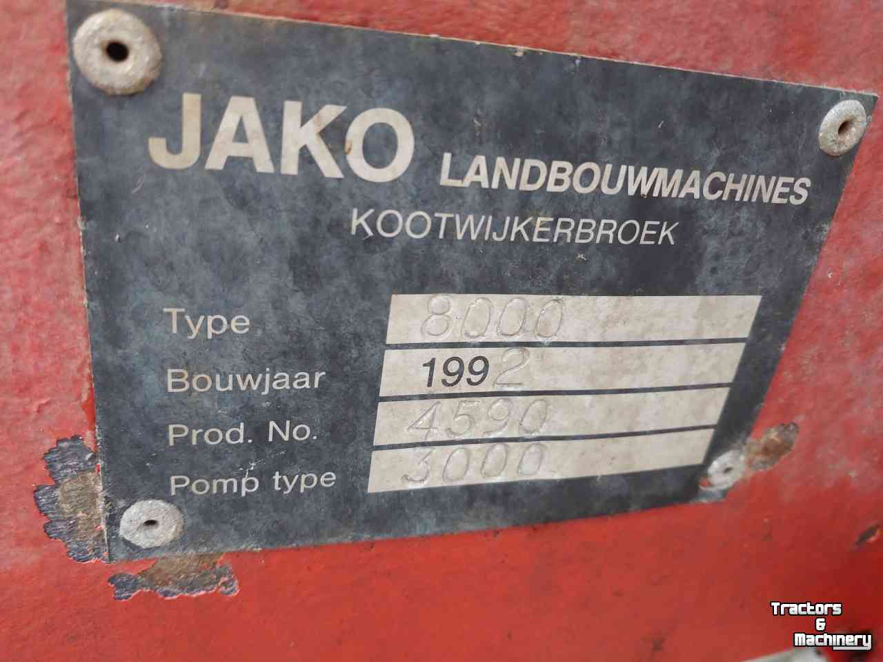 Slurry tank Jako Mesttank 8000 Liter