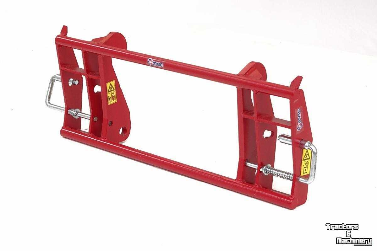 Diverse new spare-parts Qmac Verloopadapter van Weidemann naar Euro aanbouw aansluiting