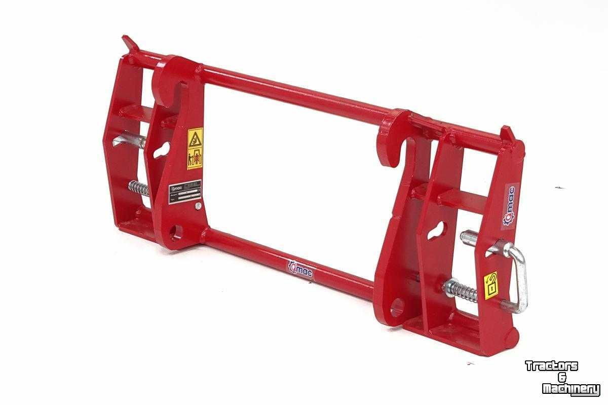 Diverse new spare-parts Qmac Verloopadapter van Weidemann naar Euro aanbouw aansluiting