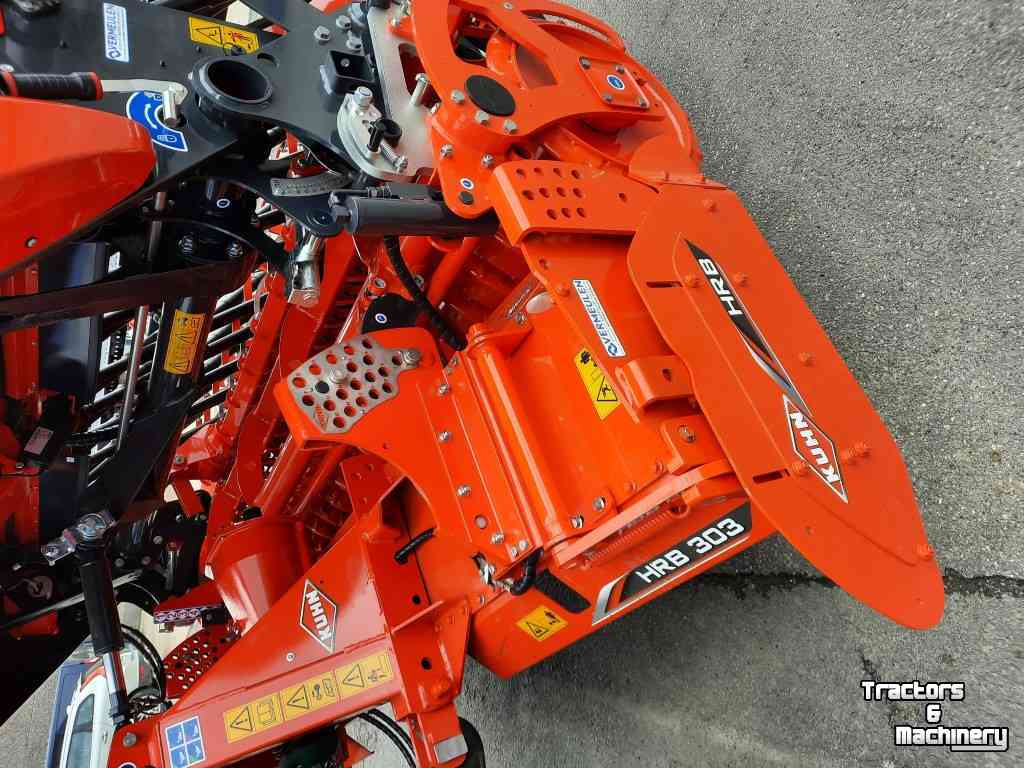 Rotary Harrow Kuhn HRB303 kopegge met Sitera seedflex zaaimachine