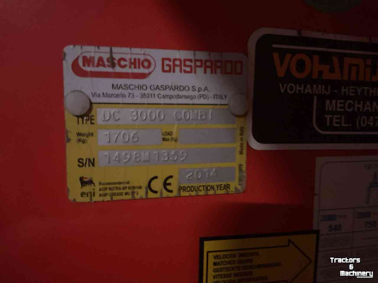 Seed Drill Combination Maschio Gaspardo Combi Rotoreg+Zaaimachine DAA300/19