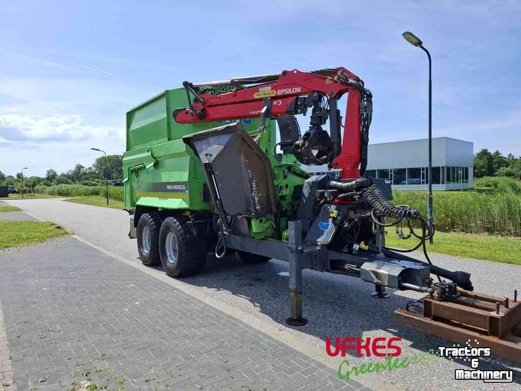 Wood Chipper Heizohack HM 8-400 KLC 16 Chipper combi / Snippercombi met Palfinger C45F houtkraan