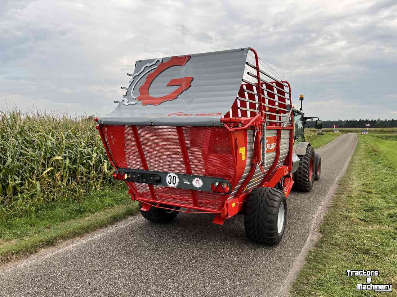 Self-loading wagon  Gruber Pro alp 180