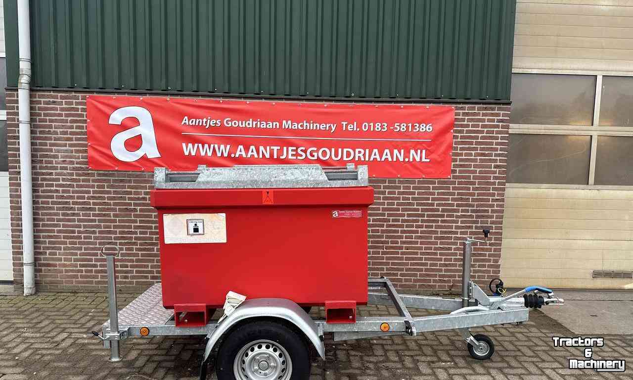 Low loader / Semi trailer  Dieseltank Aanhanger