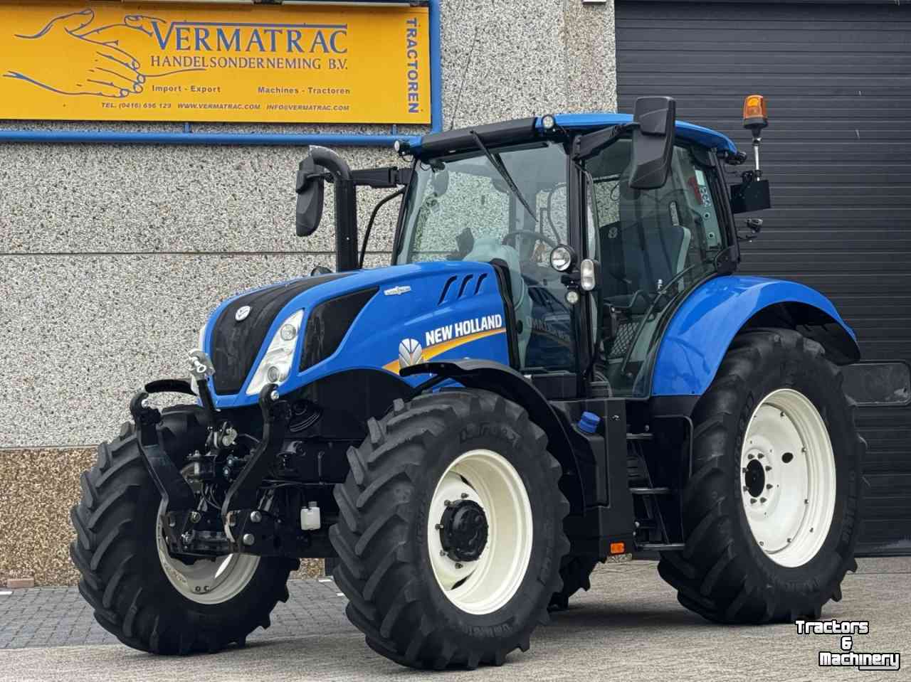 Tractor New Holland T6.155AC vario 40km Stage V  Fronthef vol geveerd 2091u