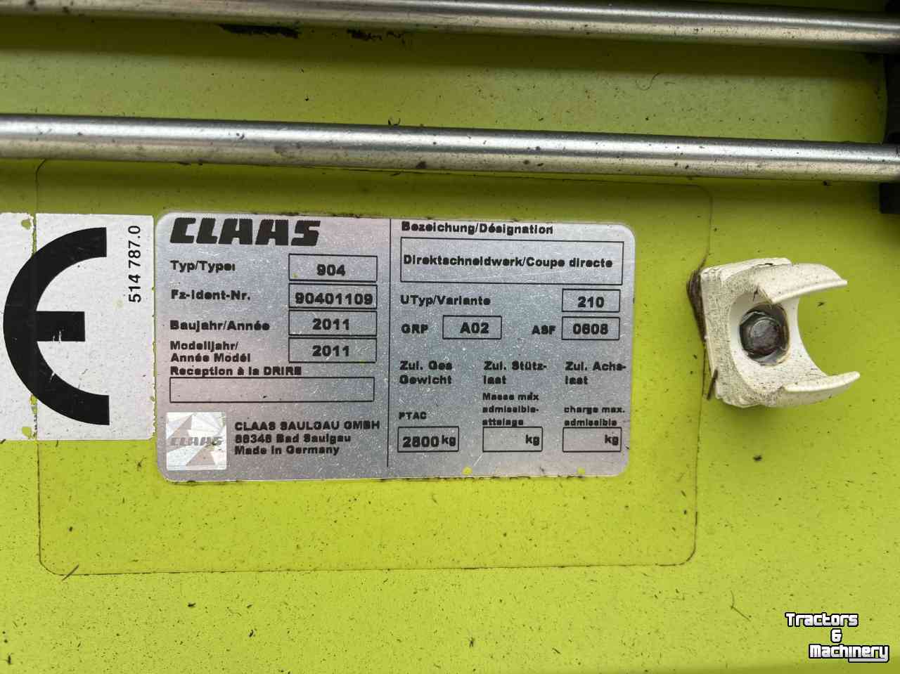 Other Claas Direct Disc 610 Direct cut header GPS
