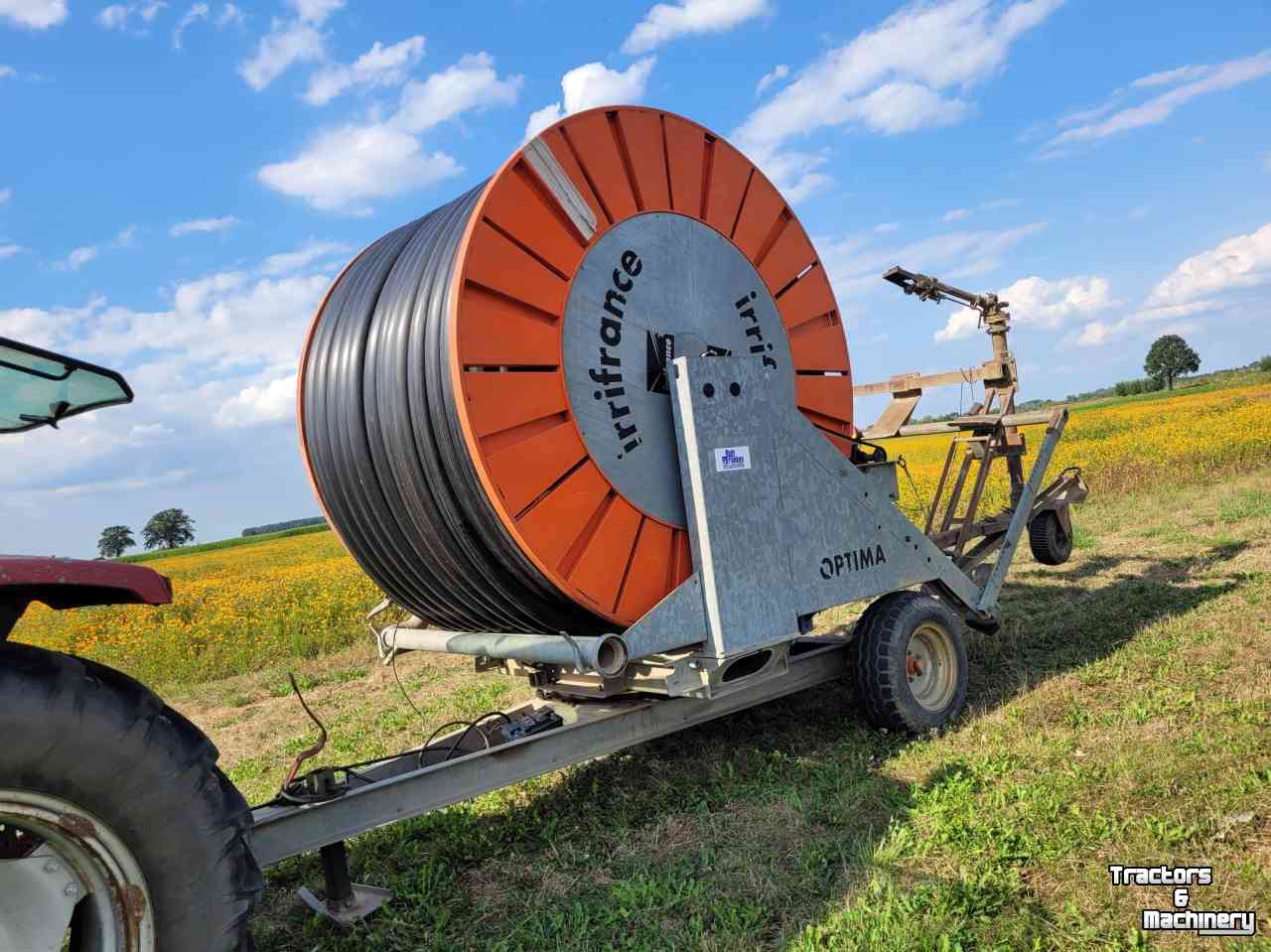Irrigation hose reel Irrifrance Beregeningshaspel optima 100-370