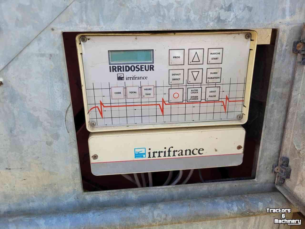 Irrigation hose reel Irrifrance Beregeningshaspel optima 100-370