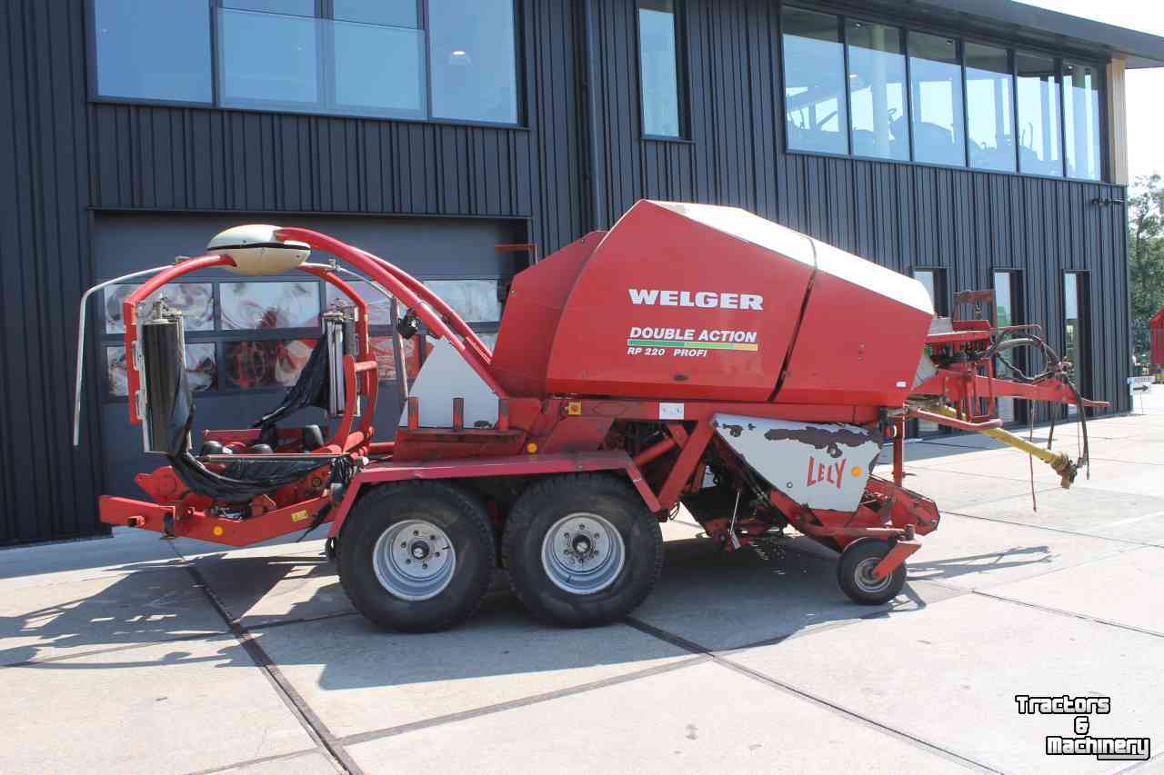 Balers Welger RP 220 Profi Double Action Welger/Lely RP220 ronde balenpers wikkelaar pers/wikkelcombinatie
