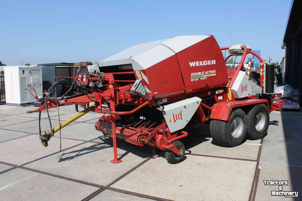 Balers Welger RP 220 Profi Double Action Welger/Lely RP220 ronde balenpers wikkelaar pers/wikkelcombinatie