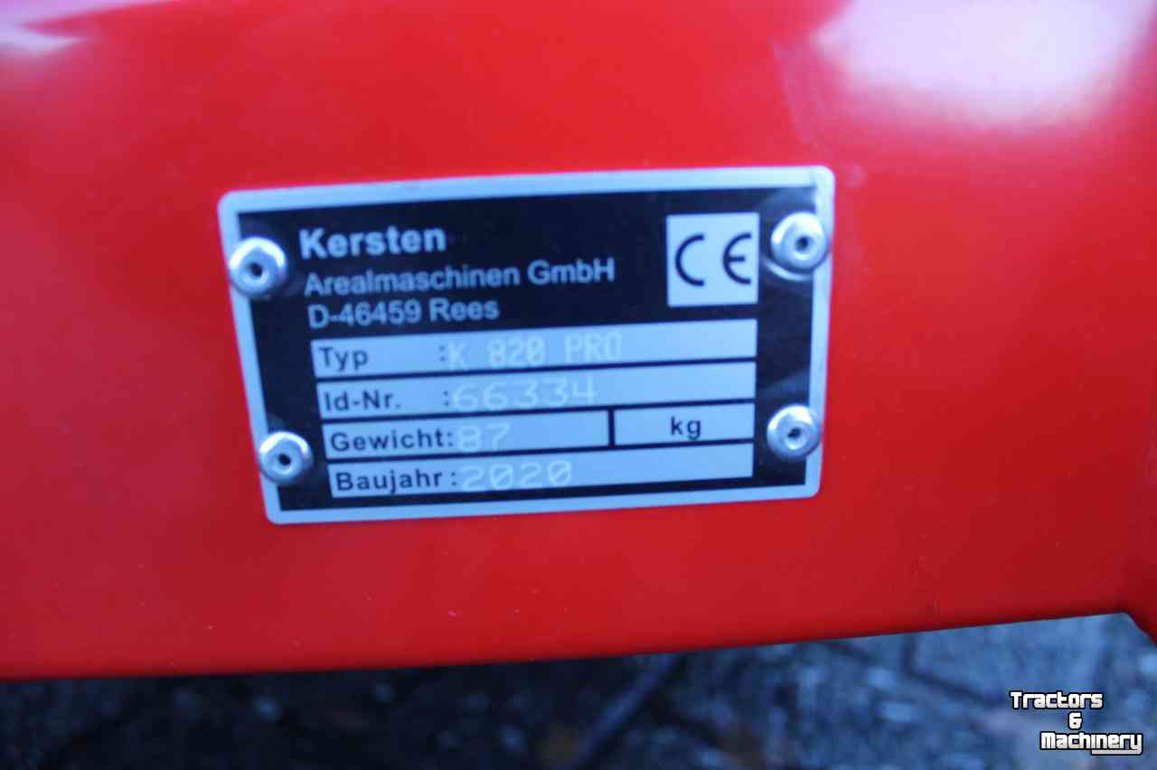 Sweeper Kersten K820 Pro werktuigdrager met bezem