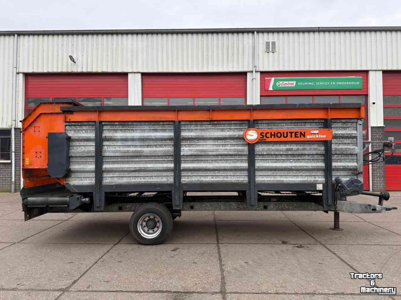 Forage feedwagon / Forage dosage wagon Schouten VDW 210 + Weeginrichting