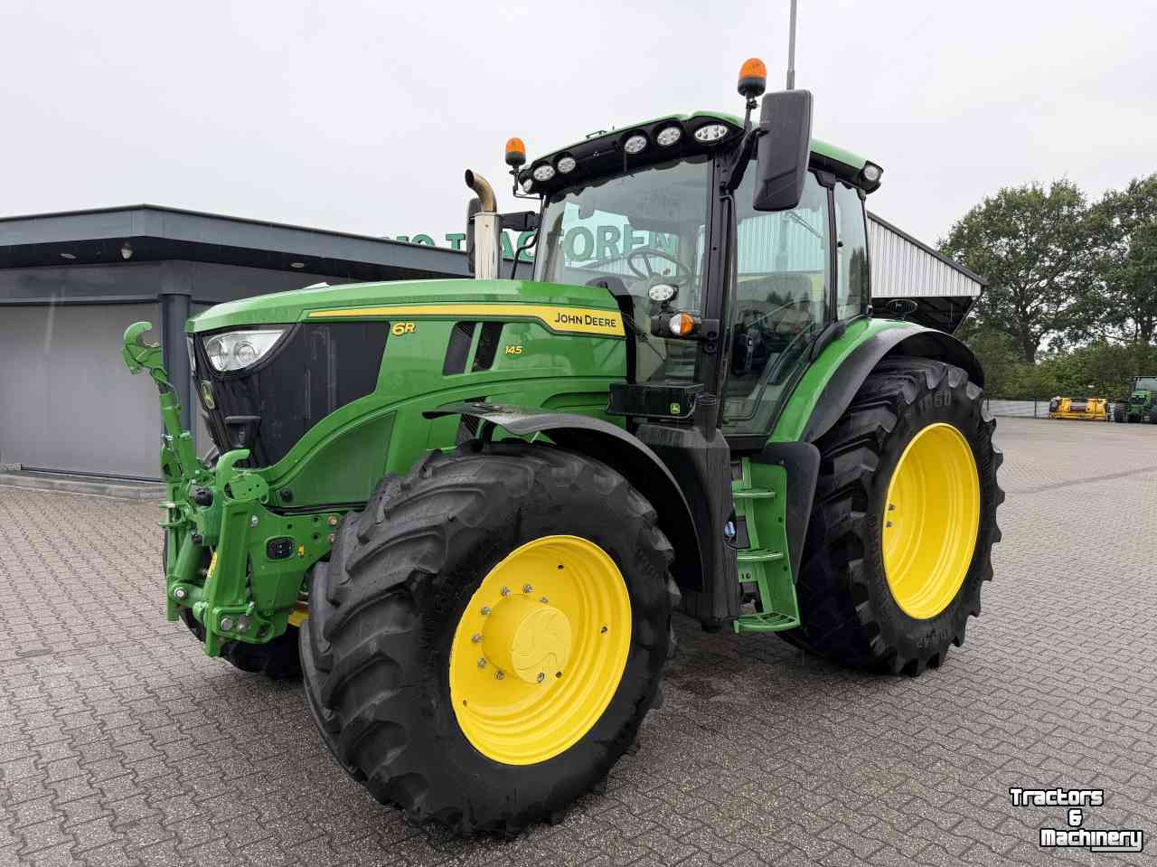 Tractor John Deere 6R145 AP 50KM 2023 3380 UUR VF BANDEN!!!