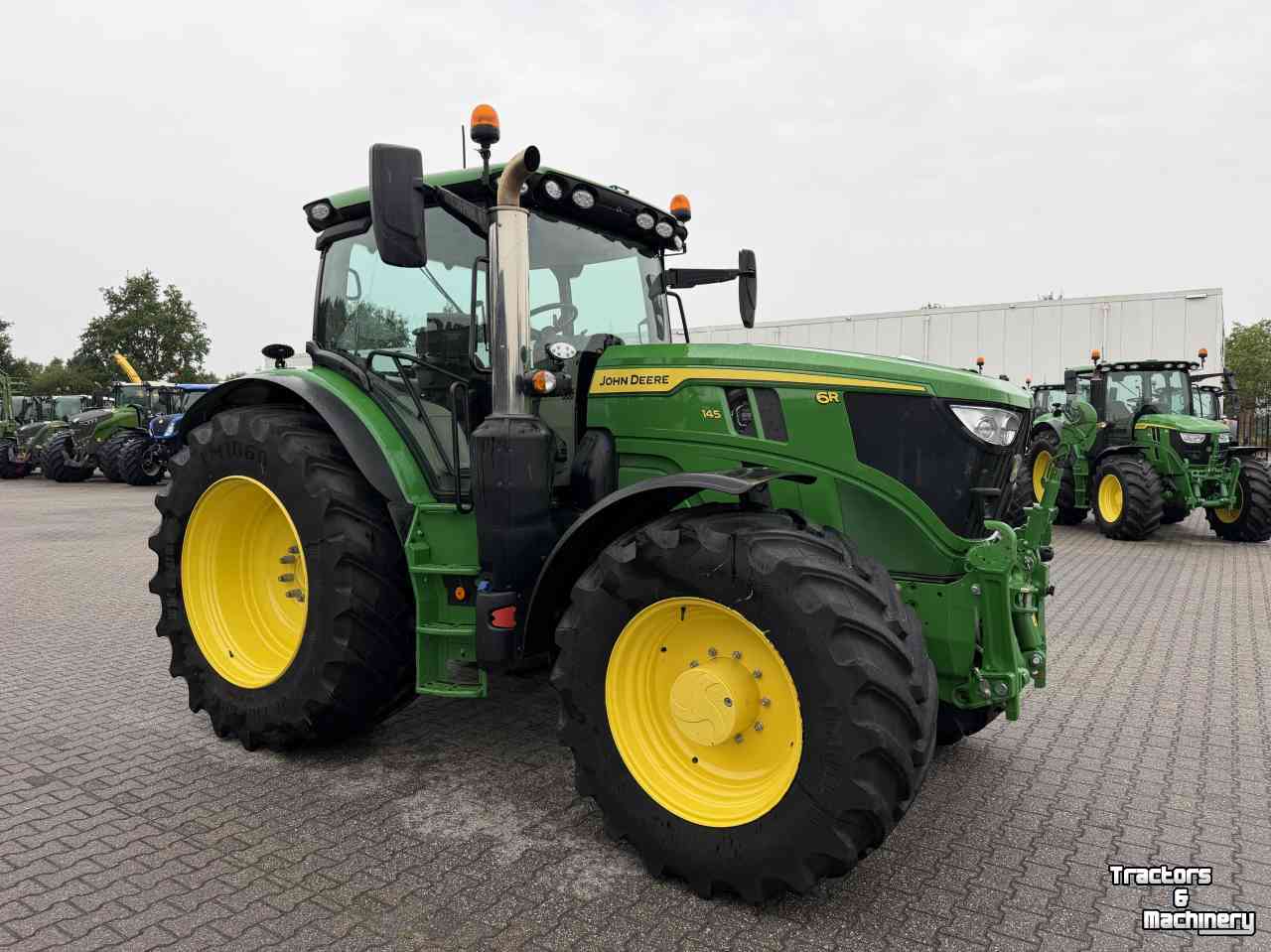 Tractor John Deere 6R145 AP 50KM 2023 3380 UUR VF BANDEN!!!