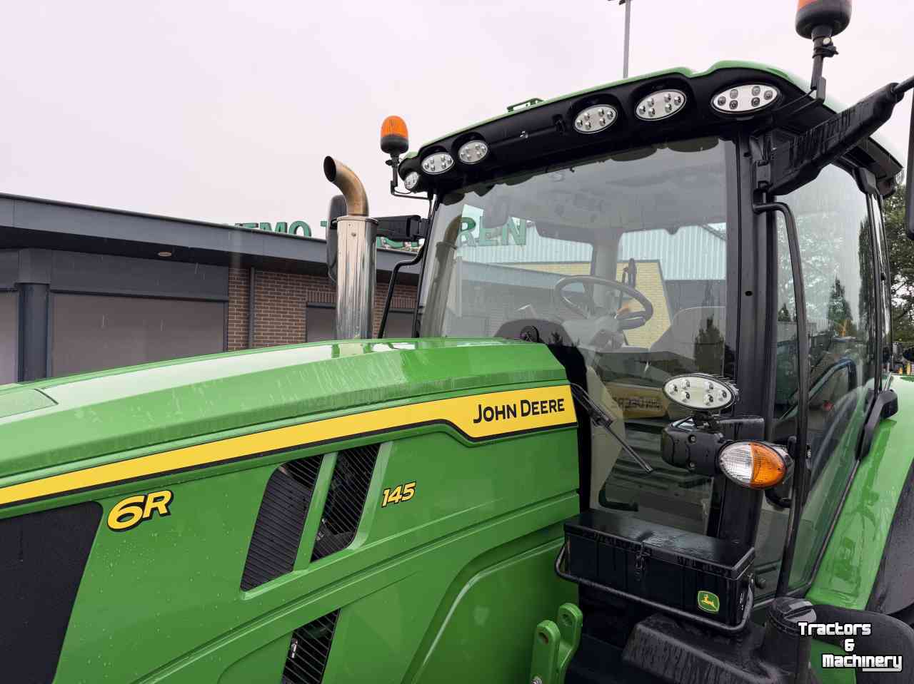 Tractor John Deere 6R145 AP 50KM 2023 3380 UUR VF BANDEN!!!