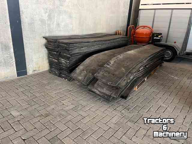 Rubber yard scraper  rubber strip , slijt rubber , rubber tbv schuif