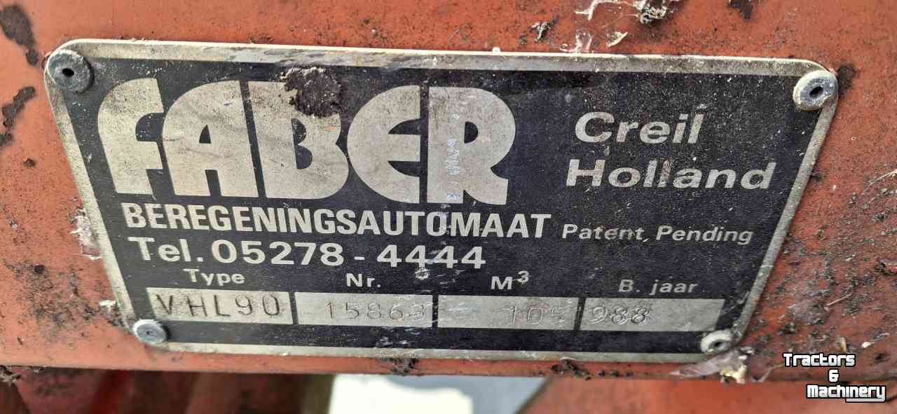Irrigation hose reel Faber VHL 90 110-430 beregeningshaspel