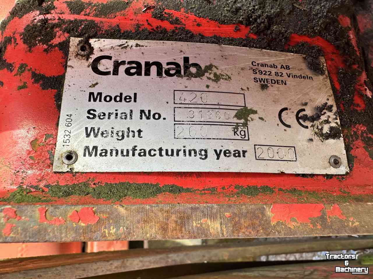 Hydraulic grabs Cranab 420