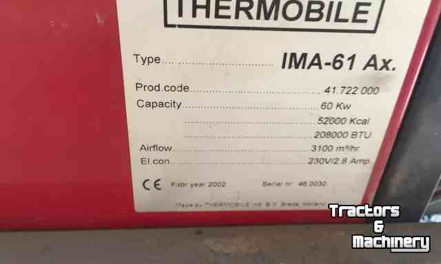 Other Thermobile IMA 61 ax 60 kw Heater