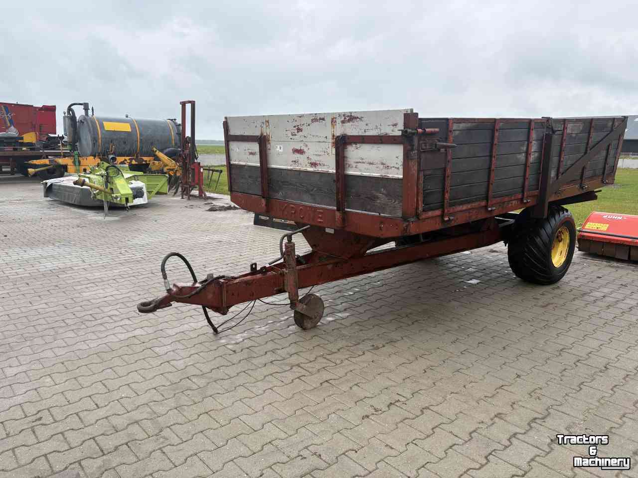 Dumptrailer Krone Kipper met kenteken