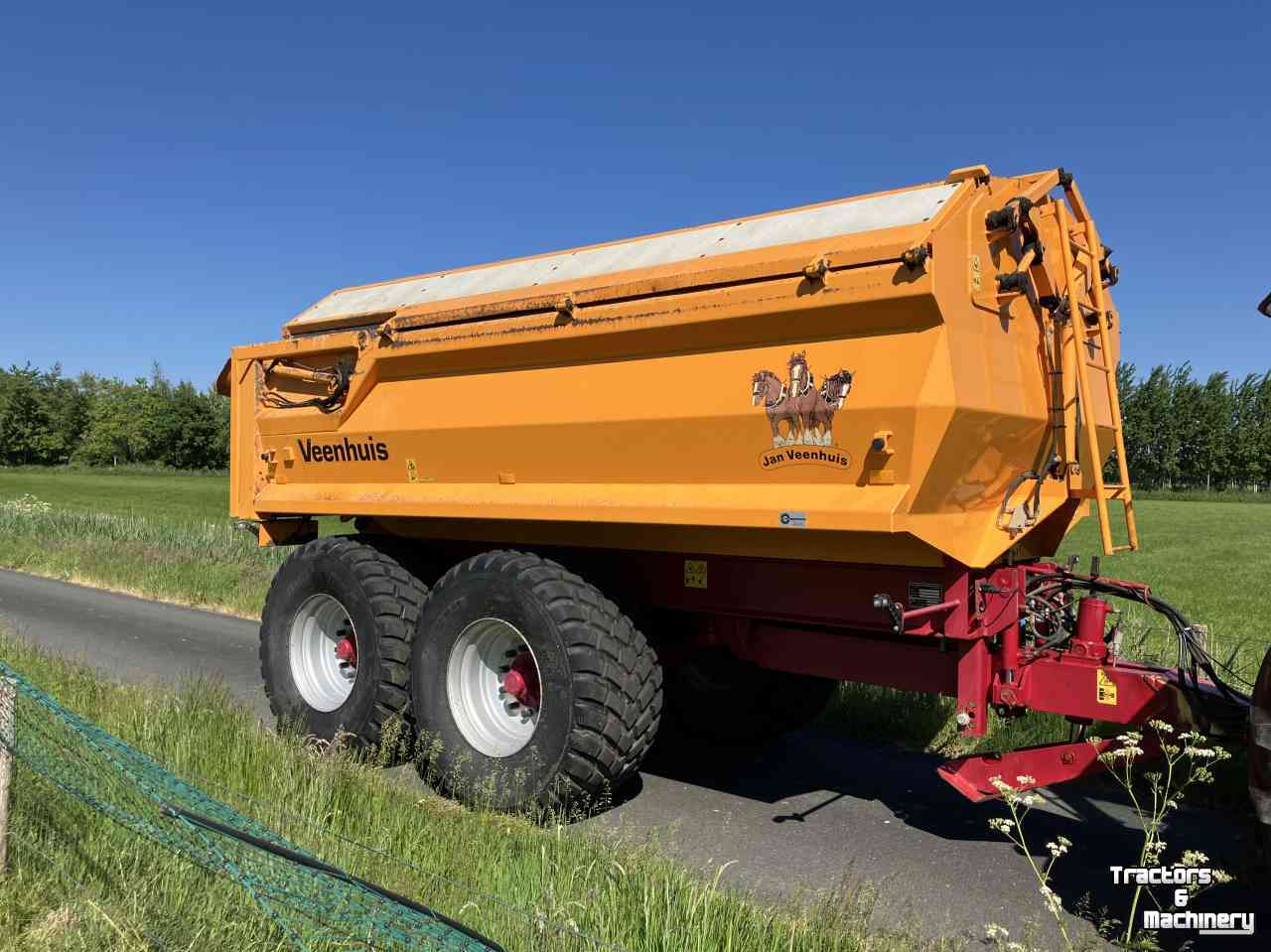 Earth- / Sand-dumper Jako VERHUUR / TE HUUR : Tiger 100S kipper 10 ton TE HUUR / VERHUUR  Beco VGM Veenhuis