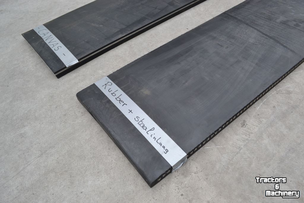Rubber yard scraper Qmac RSMC150 Rubbermat 150 + CANVAS inlaag / koordlaag