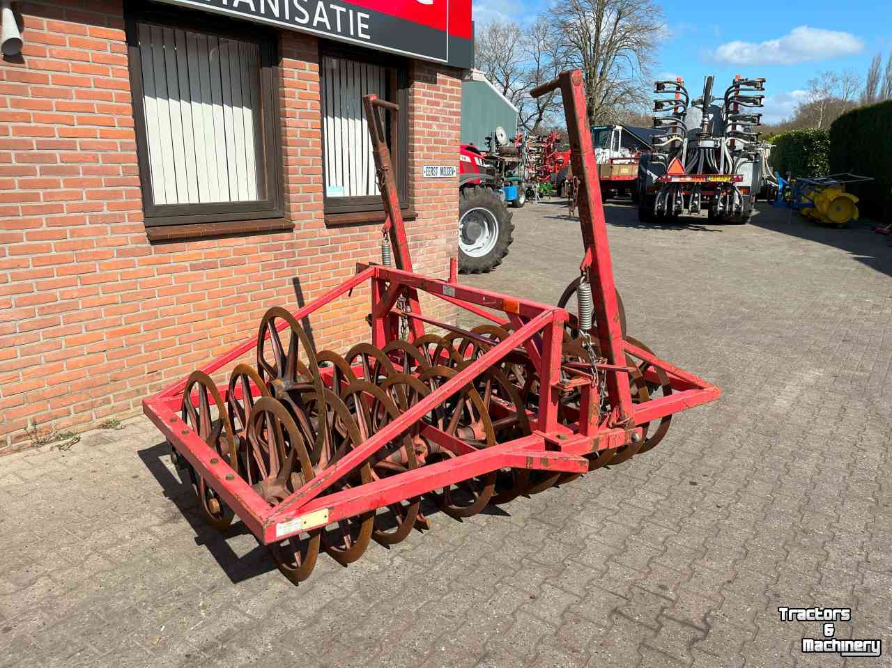 Furrow presses Zibo VP70 11/12 vorenpakker 2,50 m. grondbewerking