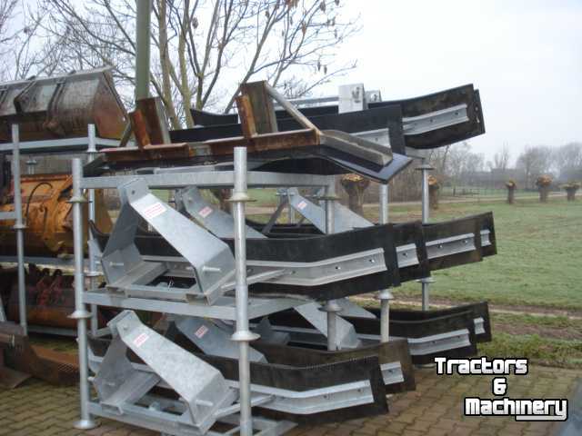 Rubber yard scraper GRS RB265STD Rubberschuif modderschuif 2.65 vast 3-punt lepelopname