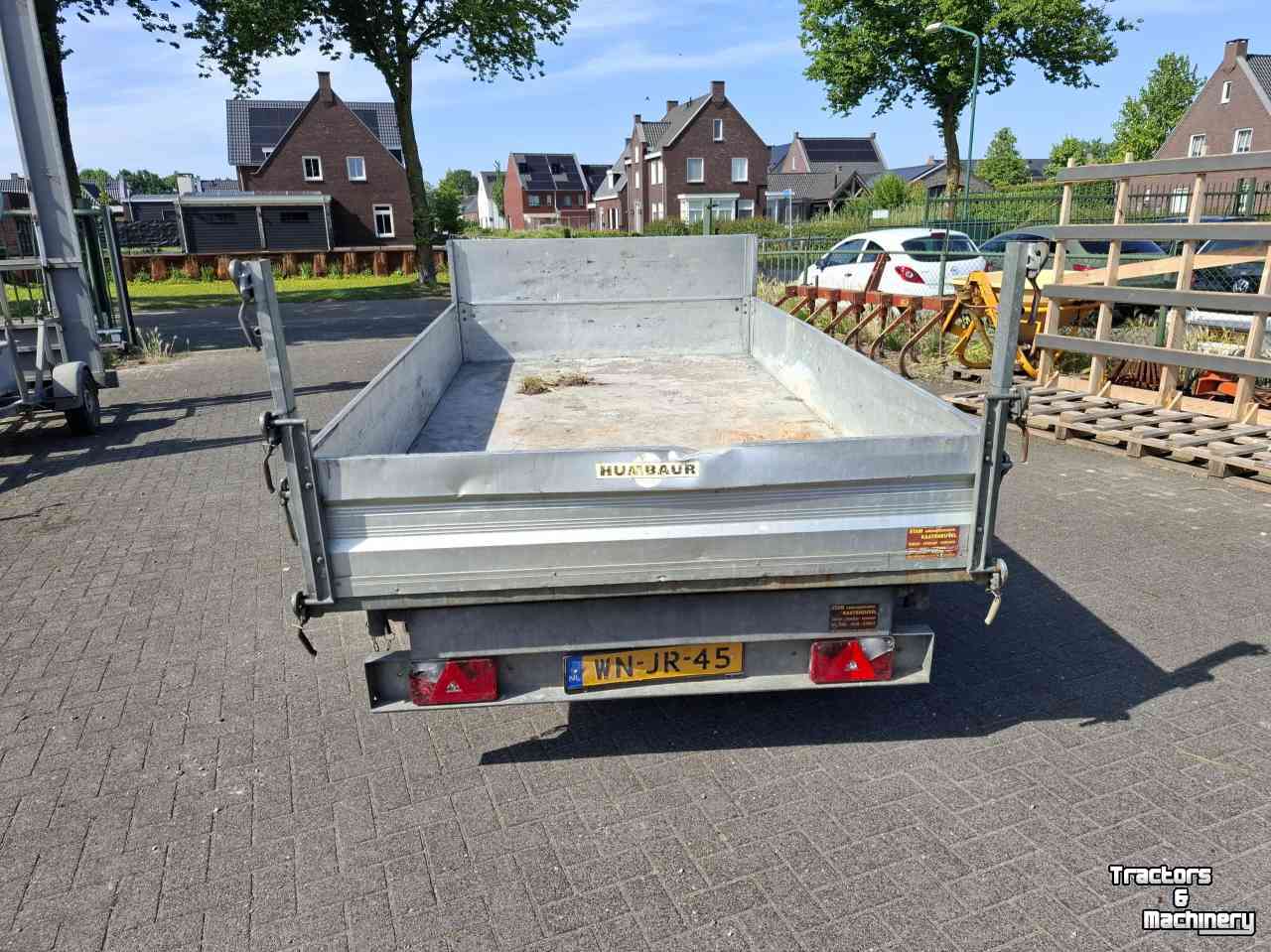 Car trailer up to 3500 Kg Humbaur HTK2000 Kipper aanhanger / aanhangwagen met mini hydrauliek / 3 kanten kippend