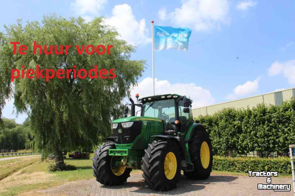 Tractor John Deere 6M 6R 7R modellen te huur voor piekperiodes