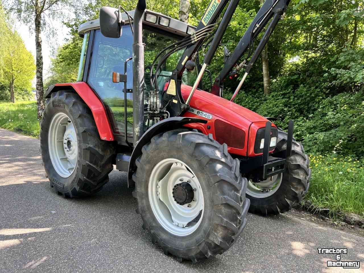 Tractors Massey Ferguson 6245 Powercontrol met kruipbak
